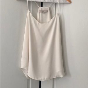 Off white flowy tank